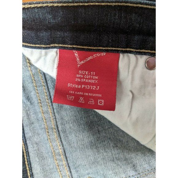 Vigoss Jeans Womens Venice Boot Denim Jeans Size 11 Dark Wash - Picture 3 of 7